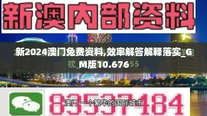 新2024澳门兔费资料,效率解答解释落实_GM版10.676