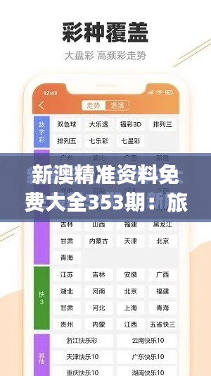 新澳精准资料免费大全353期：旅游生活实用贴士