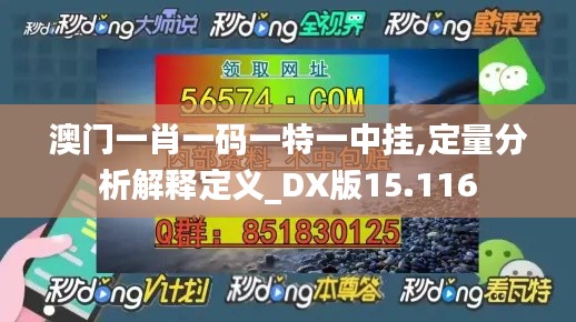 澳门一肖一码一特一中挂,定量分析解释定义_DX版15.116