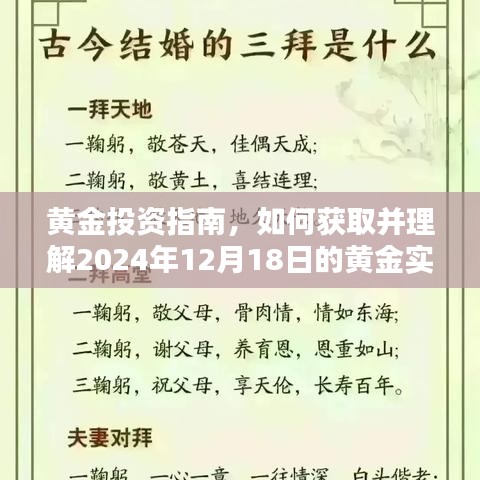 黄金投资指南，掌握实时金价，洞悉黄金市场走势（2024年黄金行情分析）