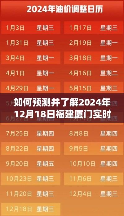 步骤指南，预测并了解福建厦门2024年12月18日实时油价表