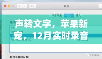 声转文字新宠，苹果实时录音转文字功能深度评测揭秘