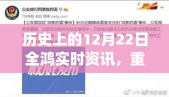 历史上的重大事件与科技进展，全鸿实时资讯回顾——12月22日特辑