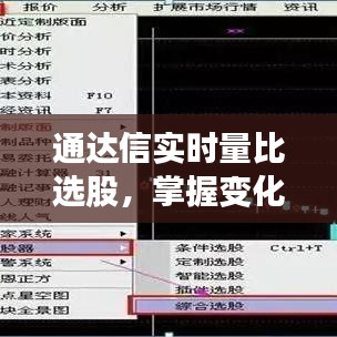 通达信实时量比选股，开启股市财富之门，自信闪耀投资之旅