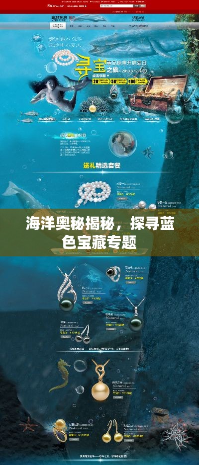 海洋奥秘揭秘，探寻蓝色宝藏专题