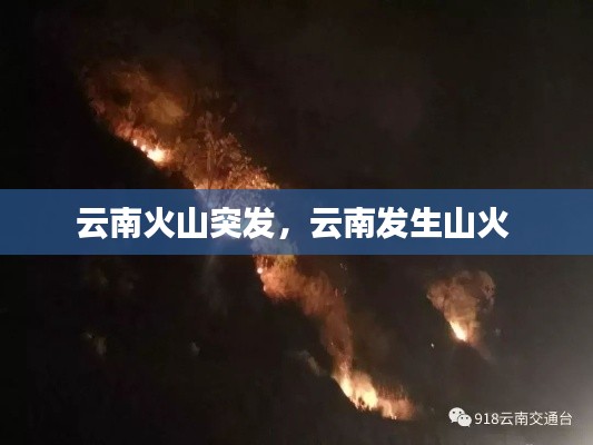 云南火山突发，云南发生山火 