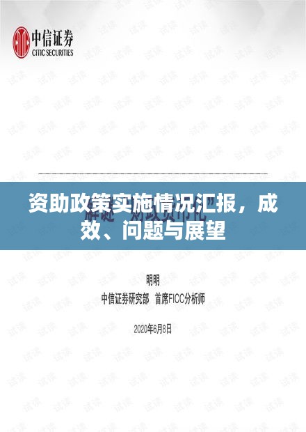 资助政策实施情况汇报，成效、问题与展望