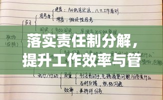 落实责任制分解，提升工作效率与管理效能的秘诀所在