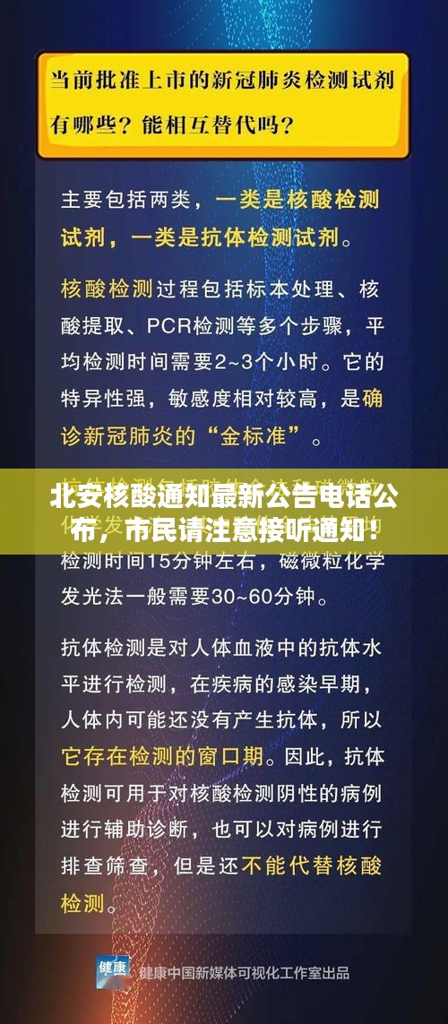 北安核酸通知最新公告电话公布，市民请注意接听通知！