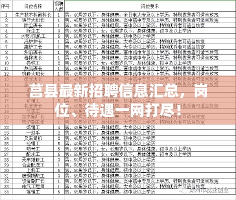 莒县最新招聘信息汇总，岗位、待遇一网打尽！