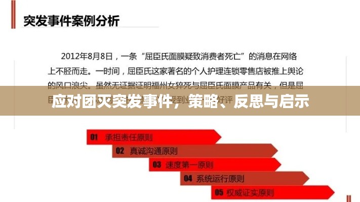 应对团灭突发事件，策略、反思与启示