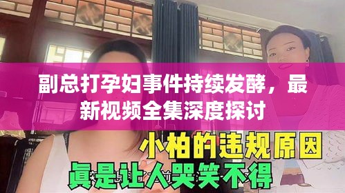 副总打孕妇事件持续发酵，最新视频全集深度探讨