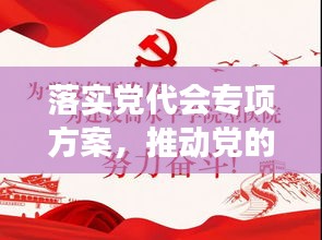 落实党代会专项方案，推动党的建设与发展的实践路径探索