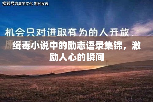 缉毒小说中的励志语录集锦，激励人心的瞬间