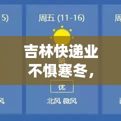 吉林快递业不惧寒冬，持续蓬勃发展新闻头条